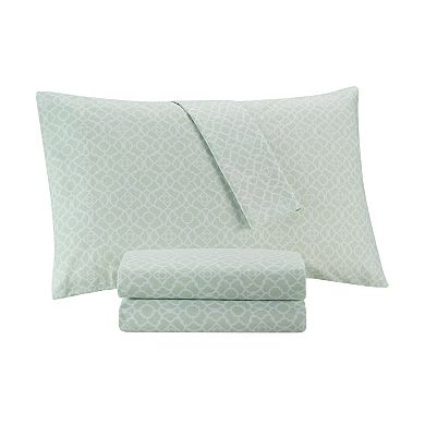 Traditions by Waverly Lovely Lattice Sheet Set with Pillowcases