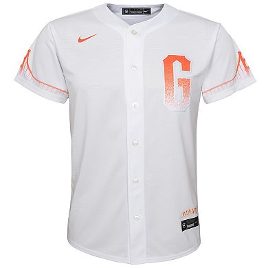 Youth Nike Mike Yastrzemski White San Francisco Giants City Connect Replica Player Jersey