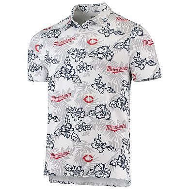 Men's Reyn Spooner White Minnesota Twins Performance Polo