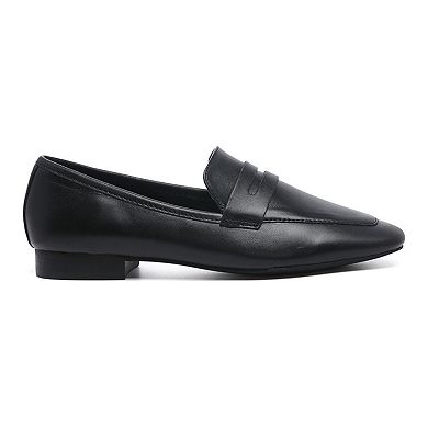 Rag & Co Nikola Women's Leather Penny Loafers