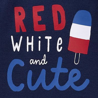 Baby Carter's Red, White & Cute Bodysuit