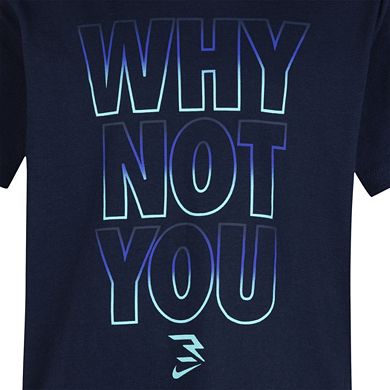 Kids 8-20 Nike 3BRAND "Why Not You" Graphic Tee by Russell Wilson