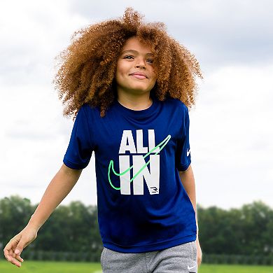 Kids 8-20 Nike 3BRAND Dri-FIT "All In" Graphic Tee by Russell Wilson