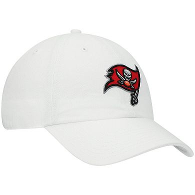 Men's '47 White Tampa Bay Buccaneers Clean Up Adjustable Hat