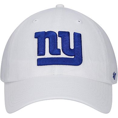 Men's '47 White New York Giants Clean Up Adjustable Hat