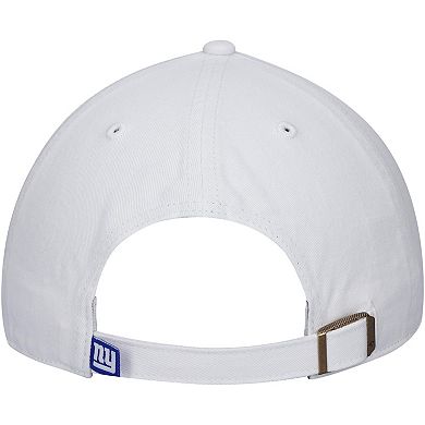 Men's '47 White New York Giants Clean Up Adjustable Hat