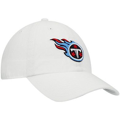 Men's '47 White Tennessee Titans Clean Up Adjustable Hat