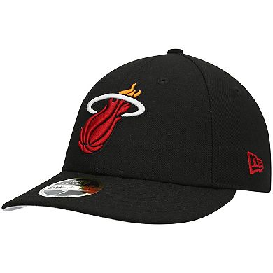 Men's New Era Black Miami Heat Team Low Profile 59FIFTY Fitted Hat