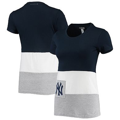 Women's Refried Apparel Navy New York Yankees Fitted T-Shirt