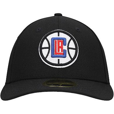 Men's New Era Black LA Clippers Team Low Profile 59FIFTY Fitted Hat