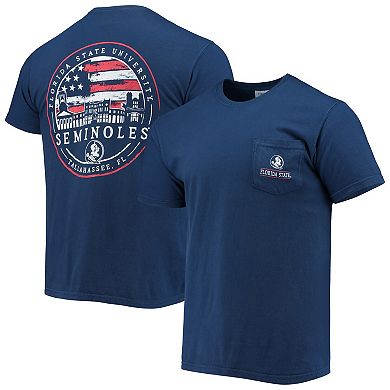 Men's Navy Florida State Seminoles Campus Americana T-Shirt