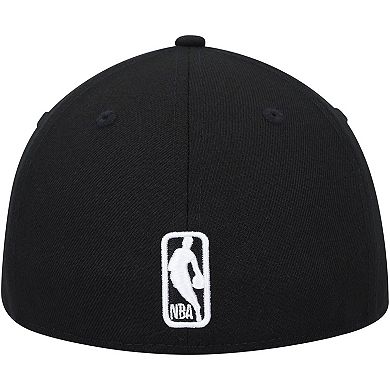 Men's New Era Black Brooklyn Nets Team Low Profile 59FIFTY Fitted Hat