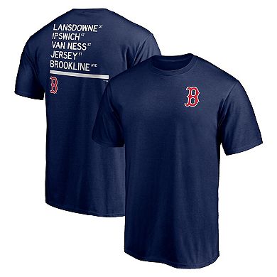 Men's Fanatics Branded Navy Boston Red Sox Hometown Streets T-Shirt