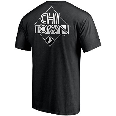 Men's Fanatics Branded Black Chicago White Sox Chi Town Hometown T-Shirt