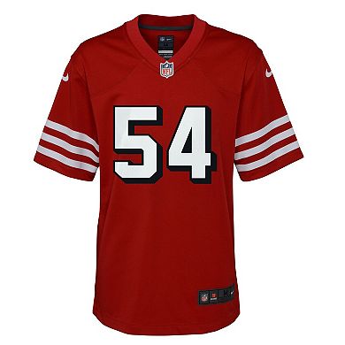 Youth Nike Fred Warner Scarlet San Francisco 49ers Game Jersey