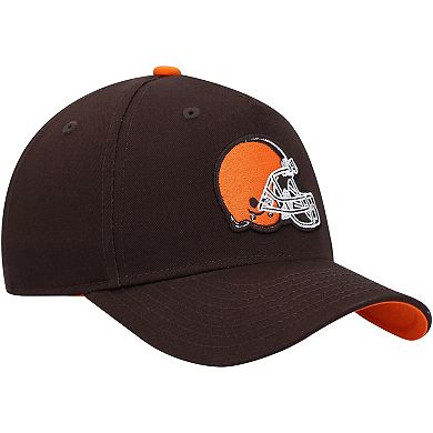 Youth Brown Cleveland Browns Pre-Curved Snapback Hat