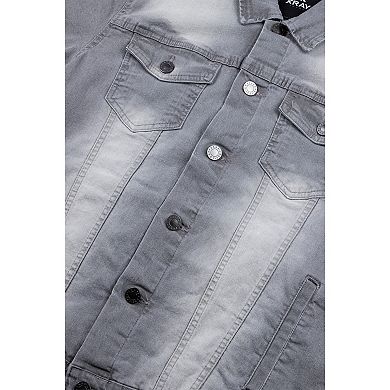 Men's X-Ray Washed Denim Jacket