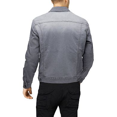 Men's X-Ray Washed Denim Jacket