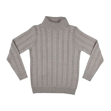 Men's Xray Cable Knit Turtleneck Sweater