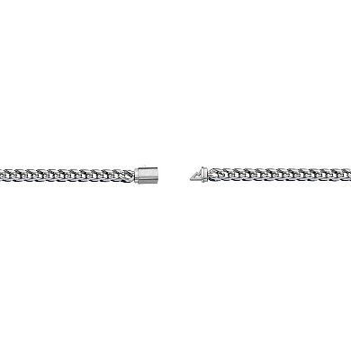 LYNX Men's Stainless Steel Foxtail Chain Bracelet