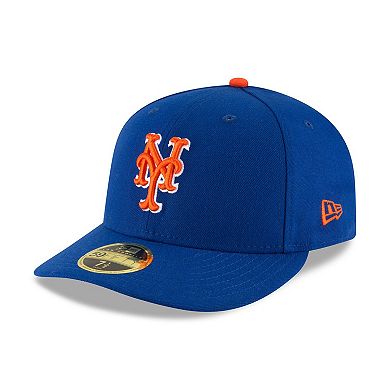 Men's New Era Royal/Orange New York Mets Authentic Collection On Field Low Profile 59FIFTY Fitted Hat