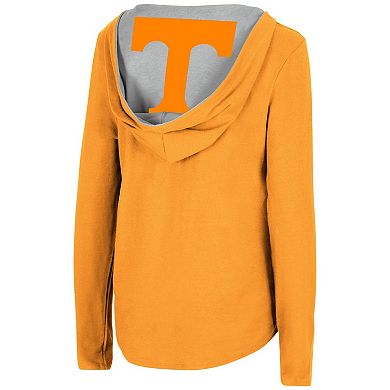 Women's Colosseum Tennessee Orange Tennessee Volunteers Catalina Hoodie Long Sleeve T-Shirt