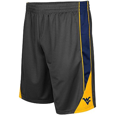 Men's Colosseum Charcoal West Virginia Mountaineers Team Turnover Shorts