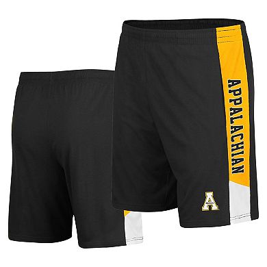 Men's Colosseum Black Appalachian State Mountaineers Wonkavision Shorts