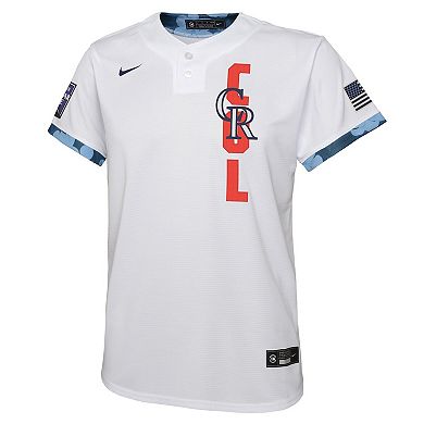 Youth Nike White Colorado Rockies 2021 MLB All-Star Game Jersey