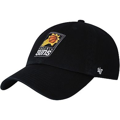 Men's '47 Black Phoenix Suns Team Clean-Up Adjustable Hat