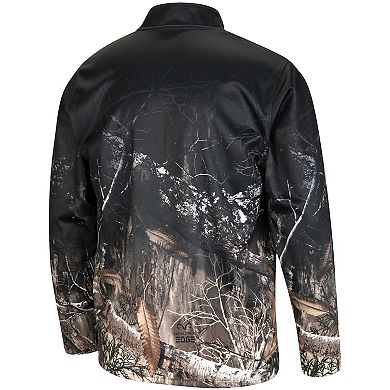 Men's Colosseum Black/Realtree Camo Arizona Wildcats Quarter-Zip Jacket