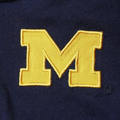 Toddler Colosseum Navy/Heathered Gray Michigan Wolverines Poppies Hoodie and Sweatpants Set