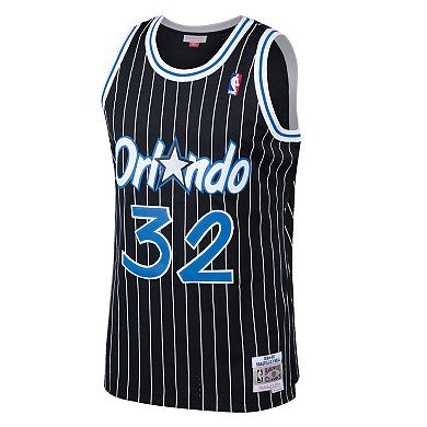 Men's Mitchell & Ness Shaquille O'Neal Black Orlando Magic 1994-95 Hardwood Classics Swingman Jersey