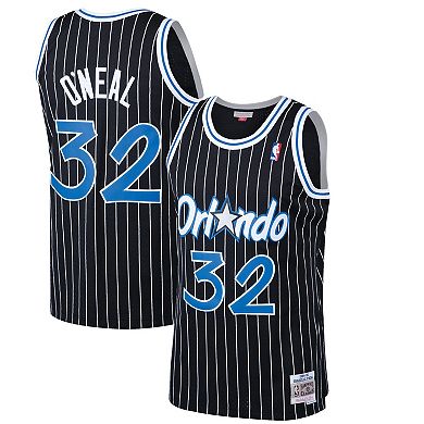 Men's Mitchell & Ness Shaquille O'Neal Black Orlando Magic 1994-95 Hardwood Classics Swingman Jersey