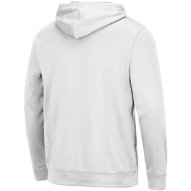 Men's Colosseum White Alabama Crimson Tide Lantern Pullover Hoodie