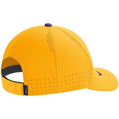 Men's Nike Gold LSU Tigers 2021 Sideline Legacy91 Performance Adjustable Hat