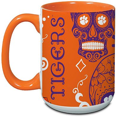 Clemson Tigers 15oz. Java Dia de los Muertos Mug