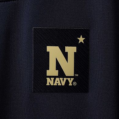 Men's Under Armour Navy Navy Midshipmen 2021 Sideline Command Quarter-Zip Jacket