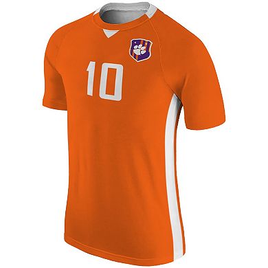 Men's Original Retro Brand #10 Orange Clemson Tigers Soccer Jersey