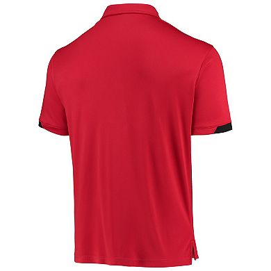 Men's Colosseum Red NC State Wolfpack Santry Lightweight Polo