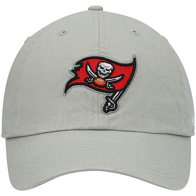 Men's '47 Gray Tampa Bay Buccaneers Clean Up Adjustable Hat