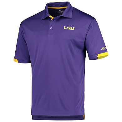 Men's Colosseum Purple LSU Tigers Santry Lightweight Polo