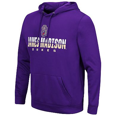 Men's Colosseum Purple James Madison Dukes Lantern Pullover Hoodie