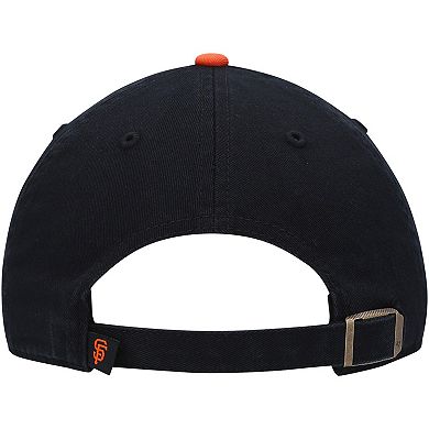 Youth '47 Black San Francisco Giants Team Logo Clean Up Adjustable Hat