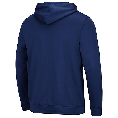 Men's Colosseum Navy Navy Midshipmen Lantern Pullover Hoodie