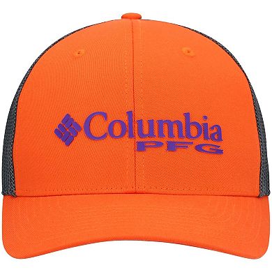 Men's Columbia Orange/Gray Clemson Tigers PFG Snapback Hat