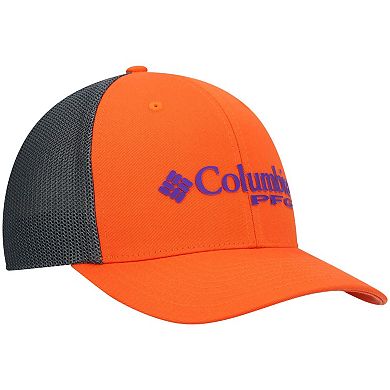 Men's Columbia Orange/Gray Clemson Tigers PFG Snapback Hat