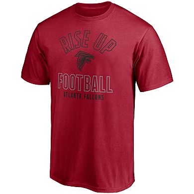 Men's Fanatics Branded Red Atlanta Falcons Hometown Rise Up T-Shirt