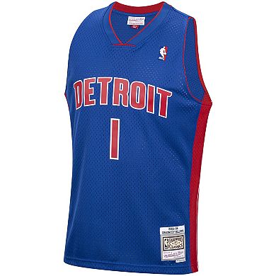 Men's Mitchell & Ness Chauncey Billups Royal Detroit Pistons 2003-04 Hardwood Classics Swingman Jersey