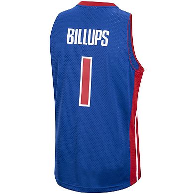 Men's Mitchell & Ness Chauncey Billups Royal Detroit Pistons 2003-04 Hardwood Classics Swingman Jersey